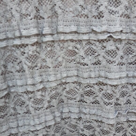 Black Lace Bodycon Mini Dress Small - Picture 3 of 4